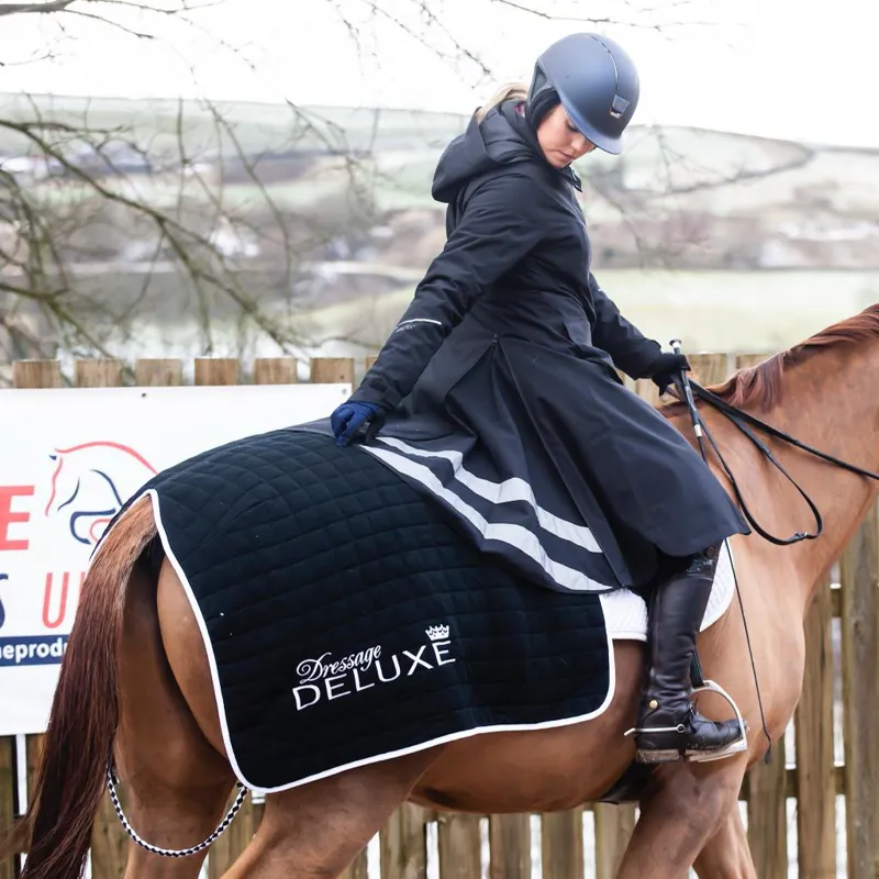 Thermatex Quarter Sheet with Deluxe Logo Black with White Binding-2